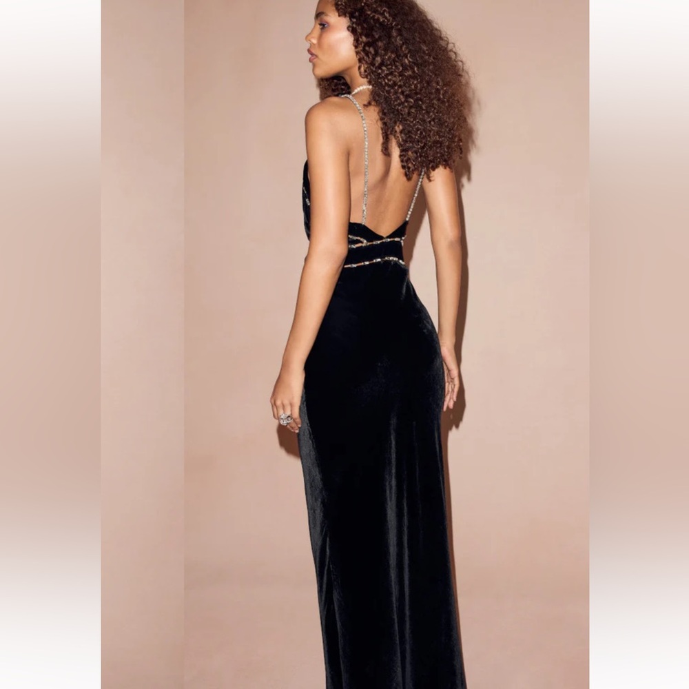 LoveShackFancy Corrino Velvet Dress NWT - Picture 5 of 16